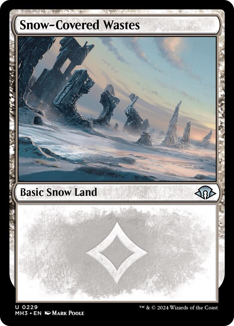 Image for Snow-Covered Wastes (0229) (229) (Modern Horizons 3) - Magic: The Gathering