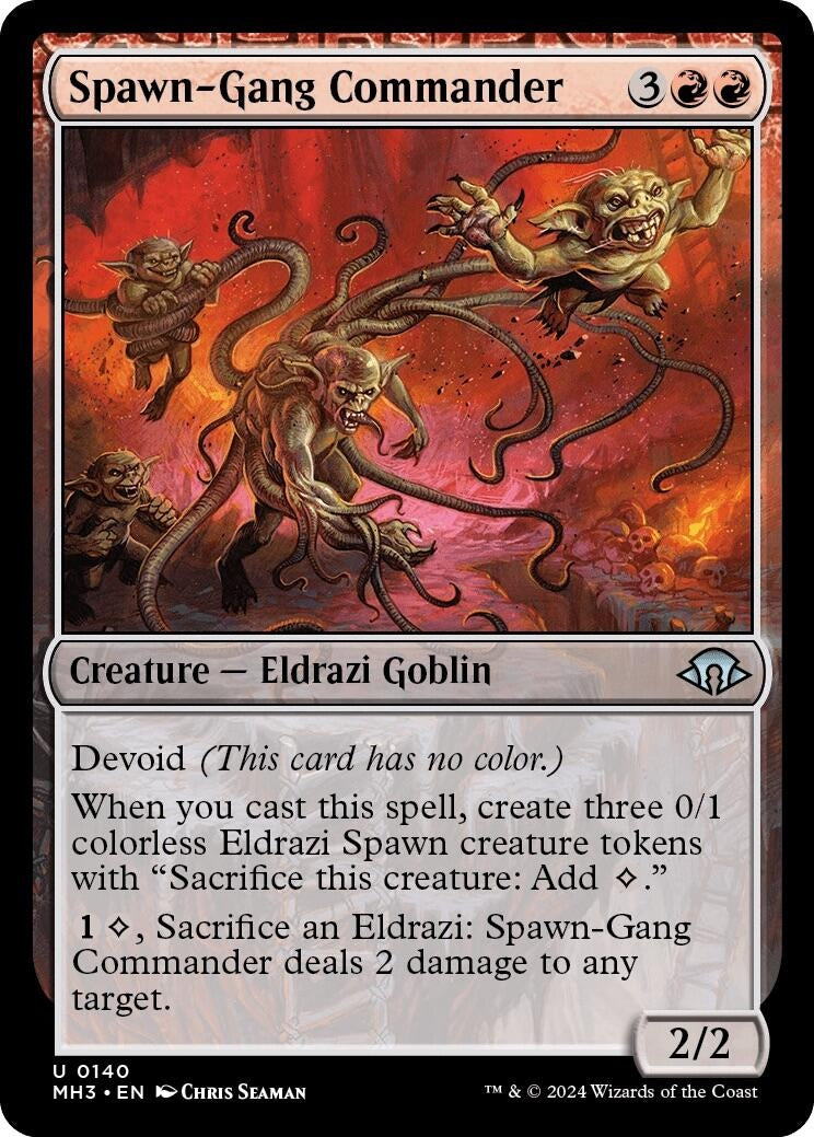 Image for Spawn-Gang Commander (140) (Modern Horizons 3) - Magic: The Gathering