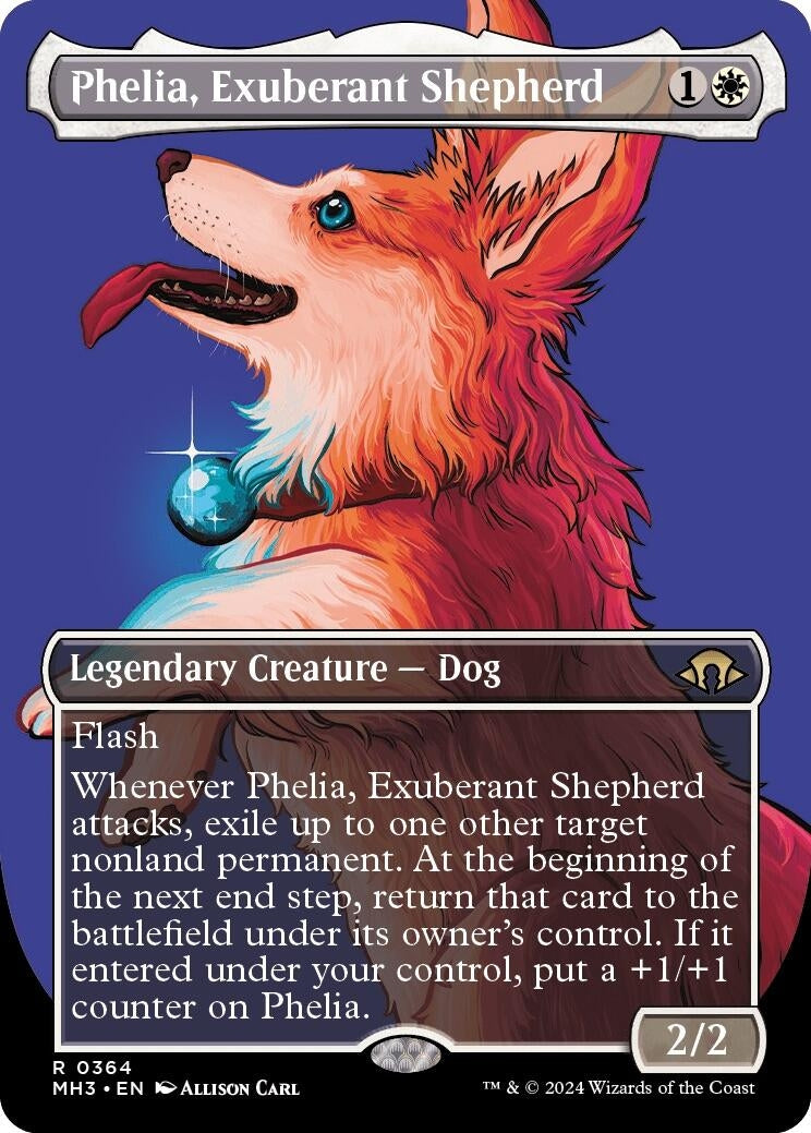 Image for Phelia, Exuberant Shepherd (Borderless) (364) (Modern Horizons 3) - Magic: The Gathering