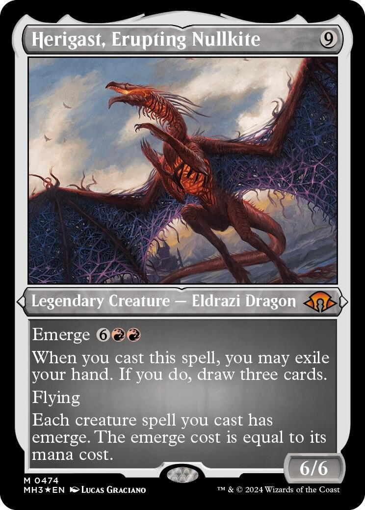 Image for Herigast, Erupting Nullkite (Foil Etched) (474) (Modern Horizons 3) - Magic: The Gathering