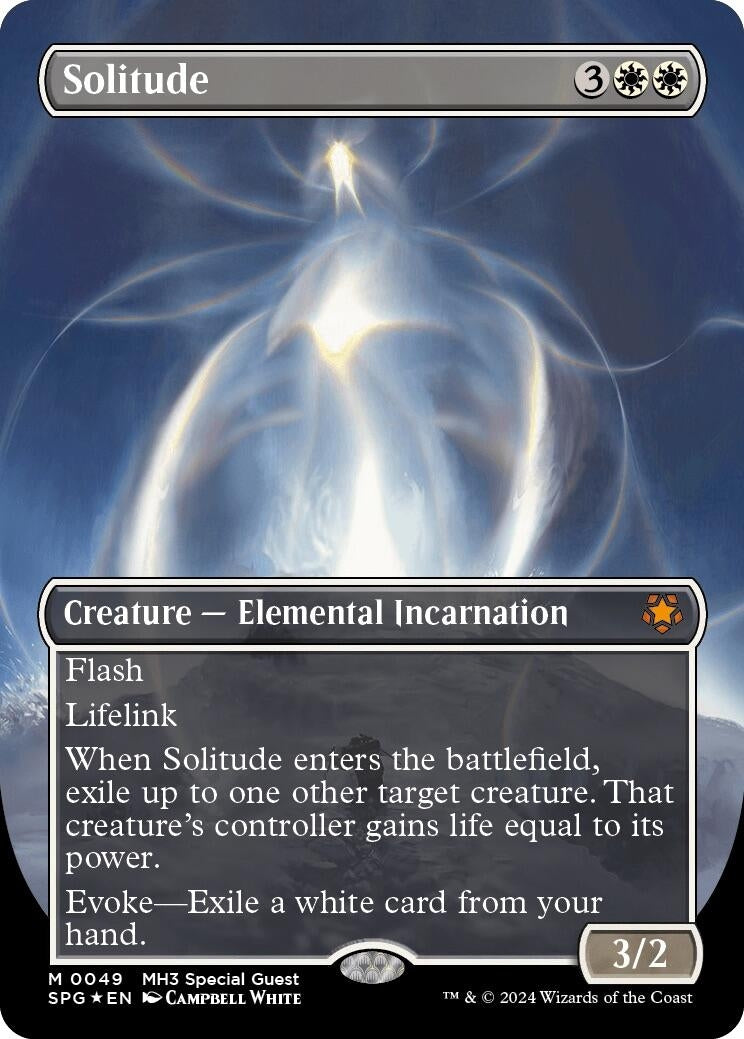 Image for Solitude (Borderless) (Textured Foil) (49) (Special Guests) - Magic: The Gathering