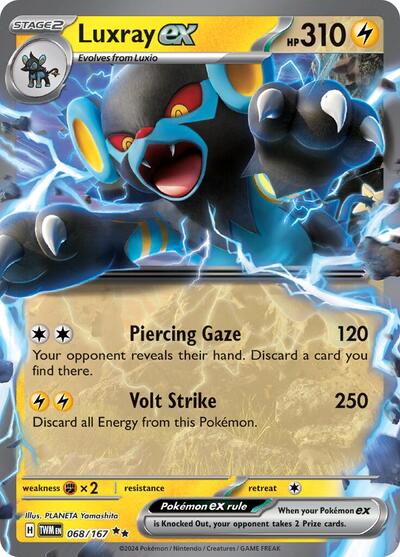 Luxray ex - 068/167