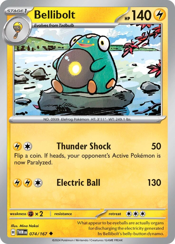 Bellibolt (074/167) (SV06: Twilight Masquerade)