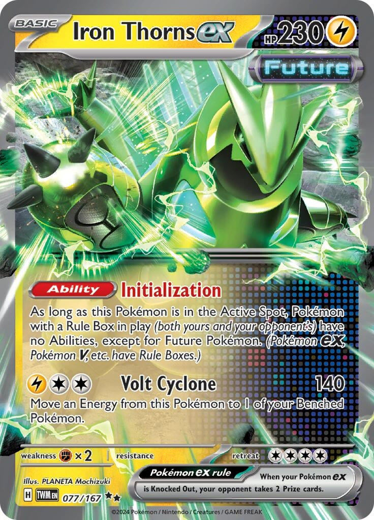Image for Iron Thorns ex (077/167) (SV06: Twilight Masquerade) (TWM) - Pokemon