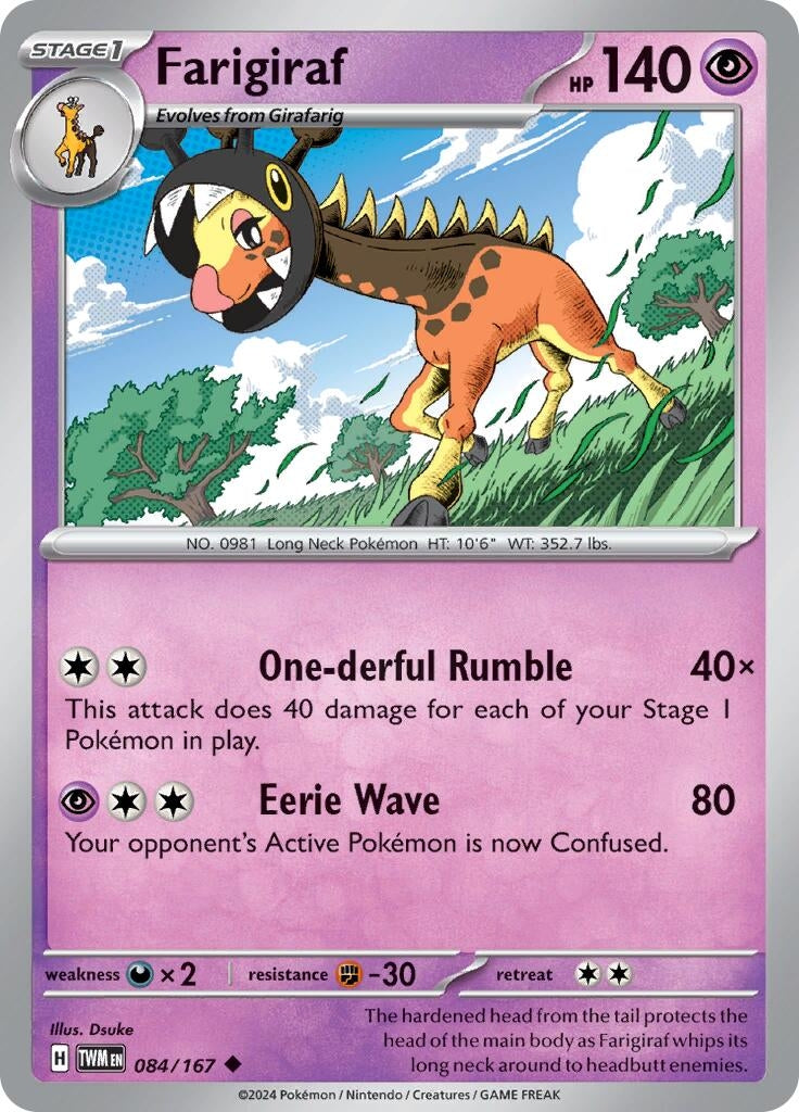 Farigiraf (084/167) (SV06: Twilight Masquerade)
