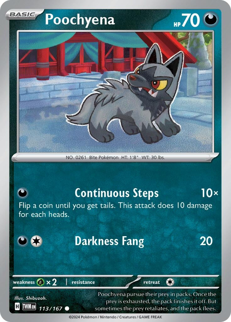 Poochyena (113/167) (SV06: Twilight Masquerade)