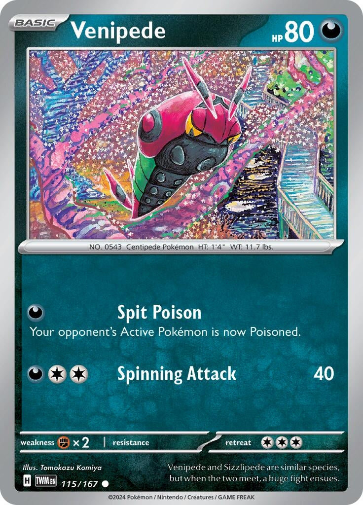 Venipede (115/167) (SV06: Twilight Masquerade)