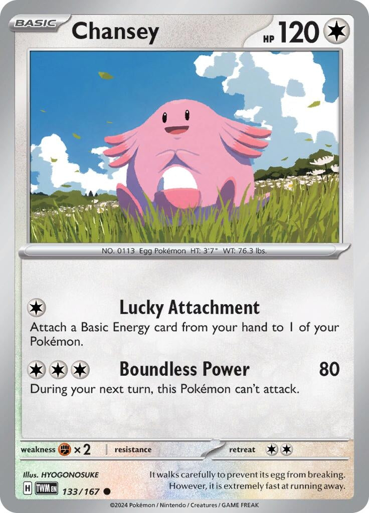 Chansey (133/167) (SV06: Twilight Masquerade)
