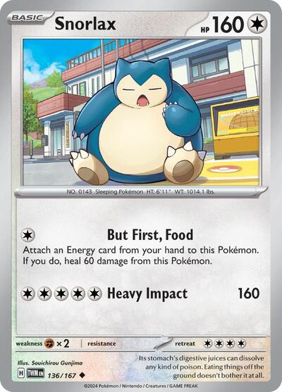 Snorlax 136/167