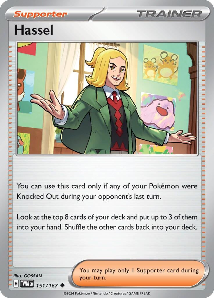 Image for Hassel (151/167) (SV06: Twilight Masquerade) (TWM) - Pokemon