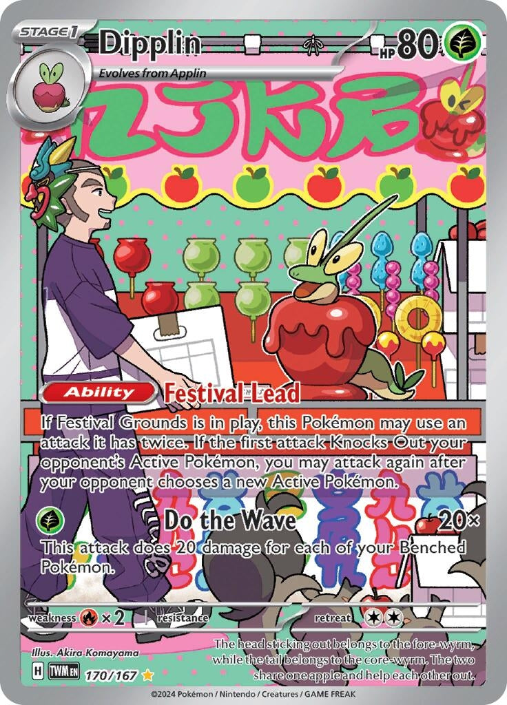 Image for Dipplin (170/167) (TWM) - Pokemon