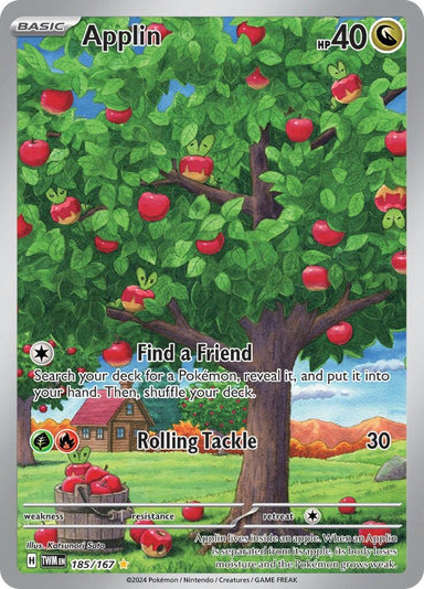 Image for Applin (185/167) (TWM) - Pokemon