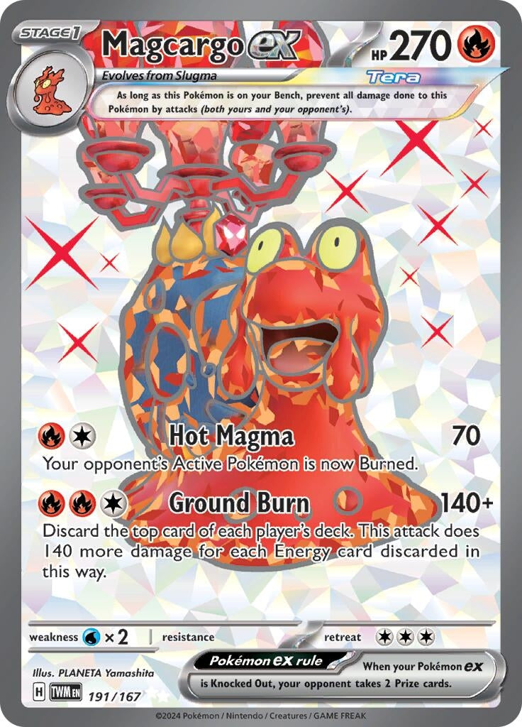Image for Magcargo ex (191/167) (TWM) - Pokemon