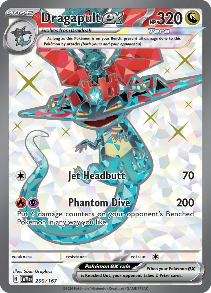 Image for Dragapult ex (200/167) (TWM) - Pokemon