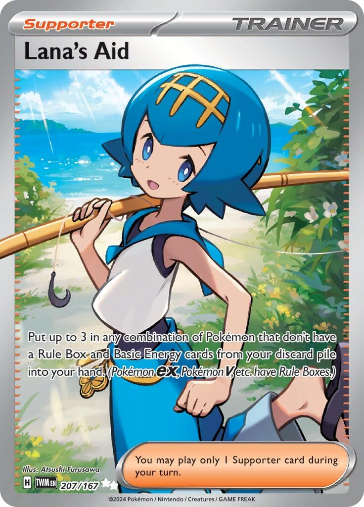 Image for Lana's Aid (207/167) (SV06: Twilight Masquerade) (TWM) - Pokemon