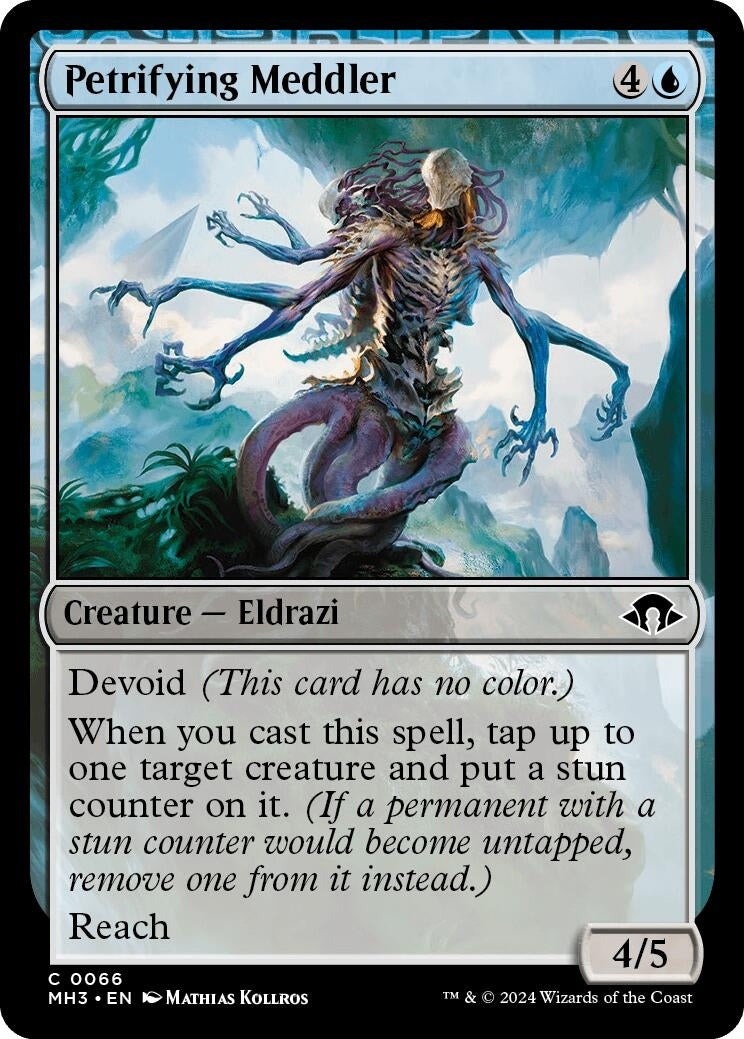 Image for Petrifying Meddler (66) (Modern Horizons 3) - Magic: The Gathering