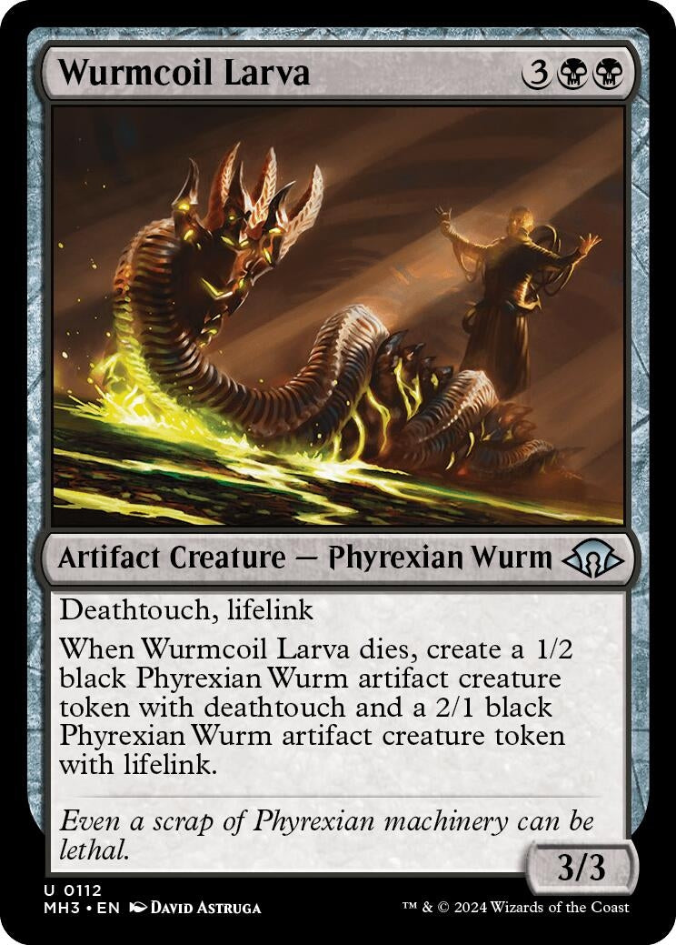 Image for Wurmcoil Larva (112) (Modern Horizons 3) - Magic: The Gathering