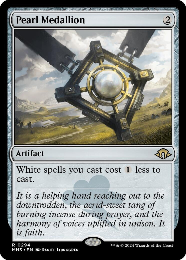 Image for Pearl Medallion (294) (Modern Horizons 3) - Magic: The Gathering