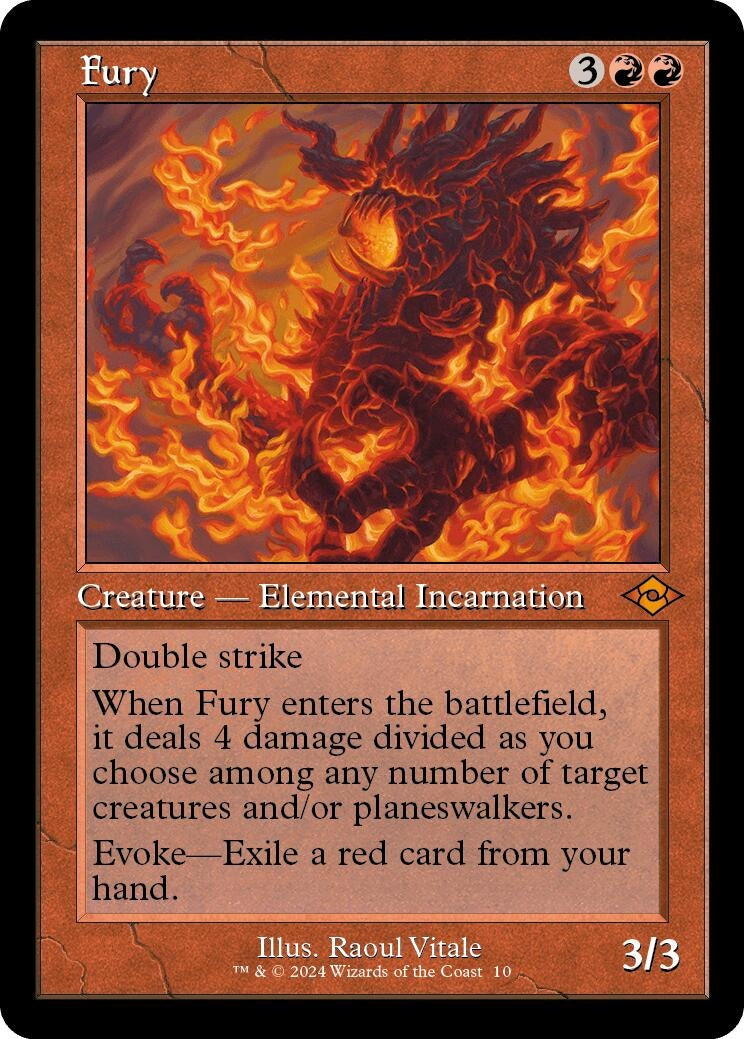 Image for Fury (Retro Frame) (10) (Modern Horizons 2) (MH2) - Magic: The Gathering