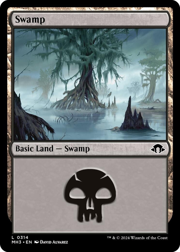 Image for Swamp (0314) (314) (Modern Horizons 3) - Magic: The Gathering