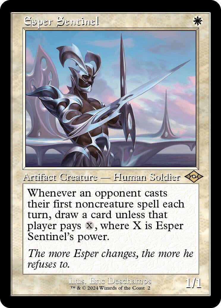 Image for Esper Sentinel (Retro Frame) (2) (Modern Horizons 2) (MH2) - Magic: The Gathering