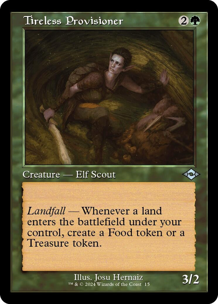 Image for Tireless Provisioner (Retro Frame) (15) (Modern Horizons 2) (MH2) - Magic: The Gathering