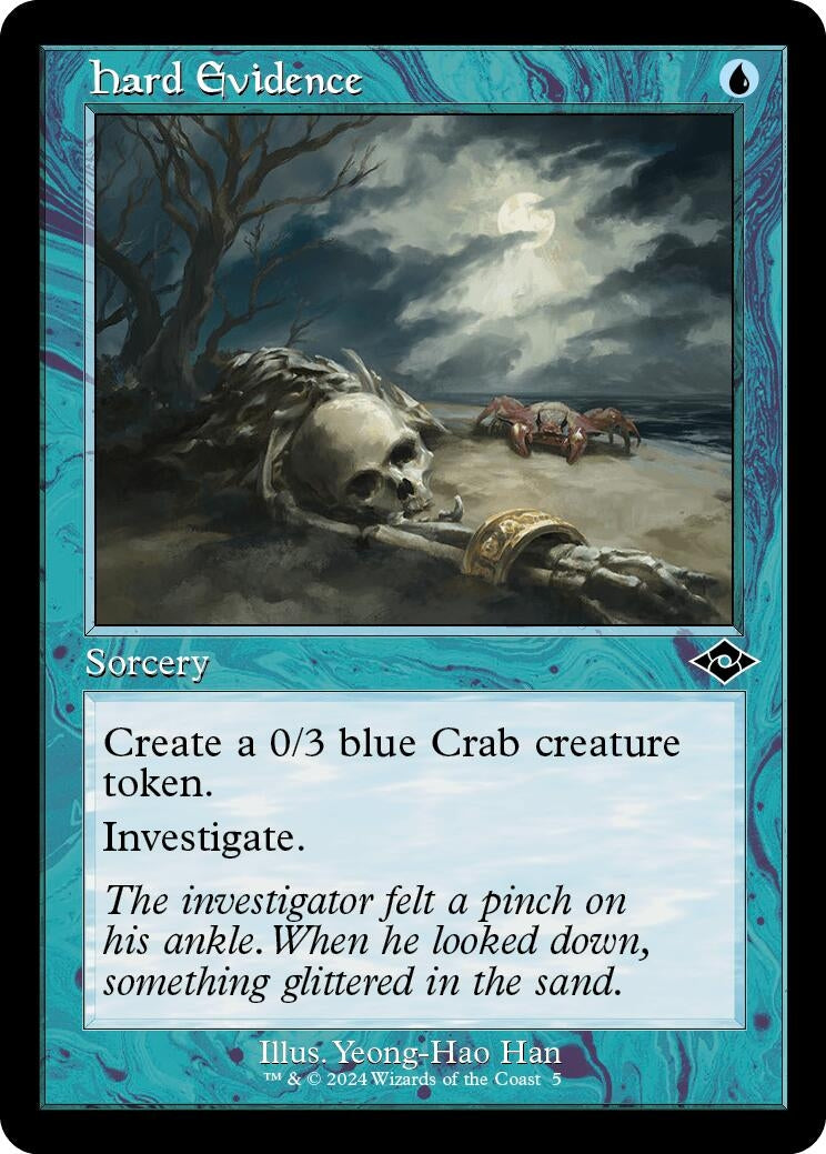 Image for Hard Evidence (Retro Frame) (5) (Modern Horizons 2) (MH2) - Magic: The Gathering