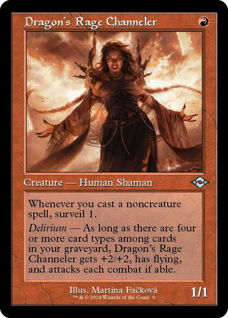 Image for Dragon's Rage Channeler (Retro Frame) (9) (Modern Horizons 2) (MH2) - Magic: The Gathering