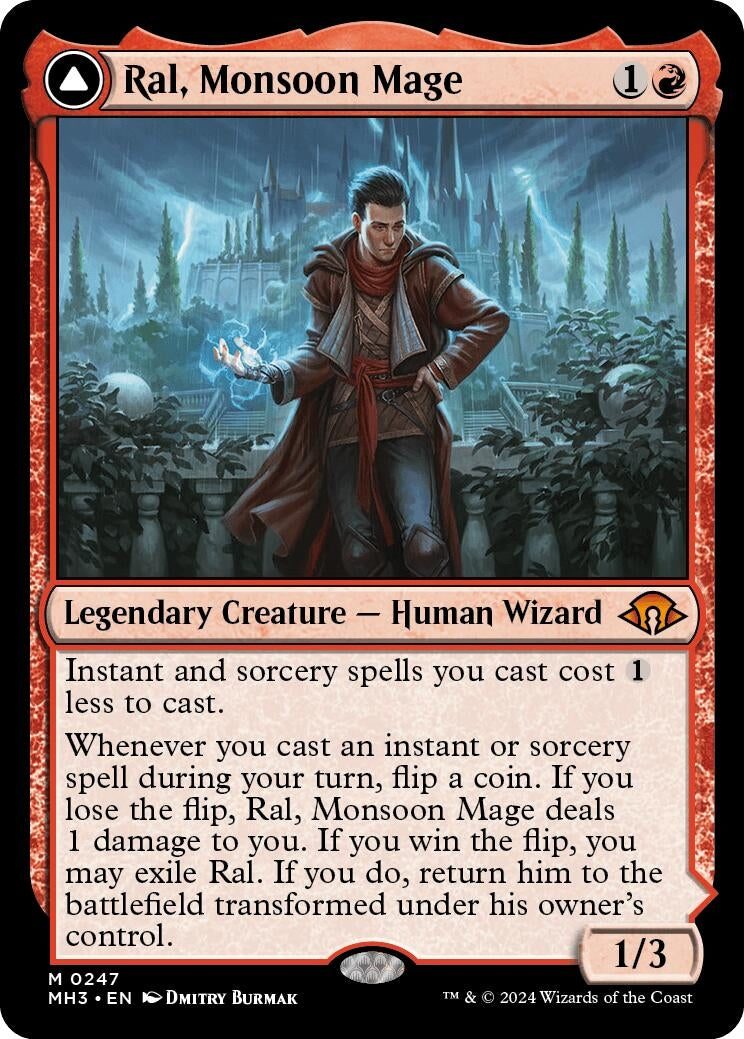 Image for Ral, Monsoon Mage (247) (Modern Horizons 3) - Magic: The Gathering