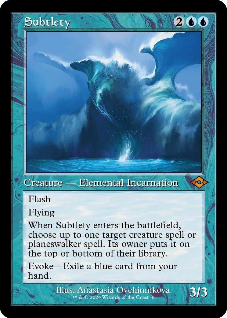 Image for Subtlety (Retro Frame) (6) (Modern Horizons 2) (MH2) - Magic: The Gathering