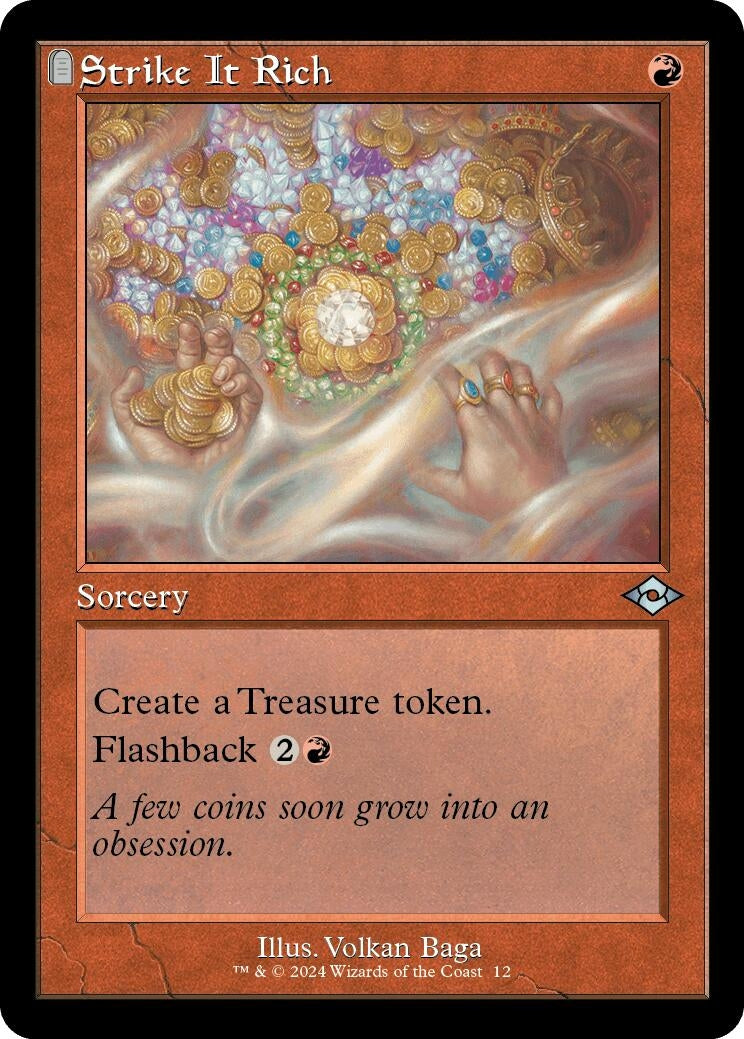Image for Strike It Rich (Retro Frame) (12) (Modern Horizons 2) (MH2) - Magic: The Gathering