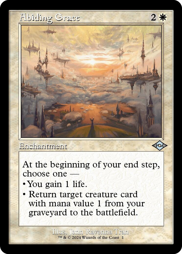 Image for Abiding Grace (Retro Frame) (1) (Modern Horizons 2) (MH2) - Magic: The Gathering
