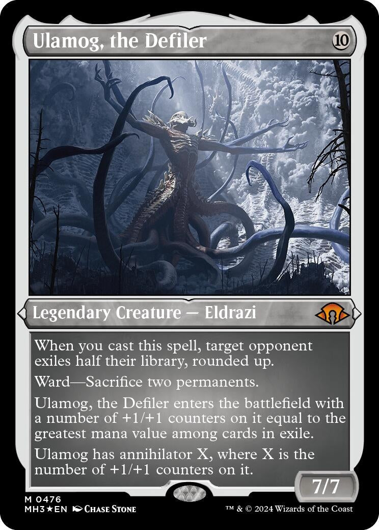 Image for Ulamog, the Defiler (Foil Etched) (476) (Modern Horizons 3) - Magic: The Gathering