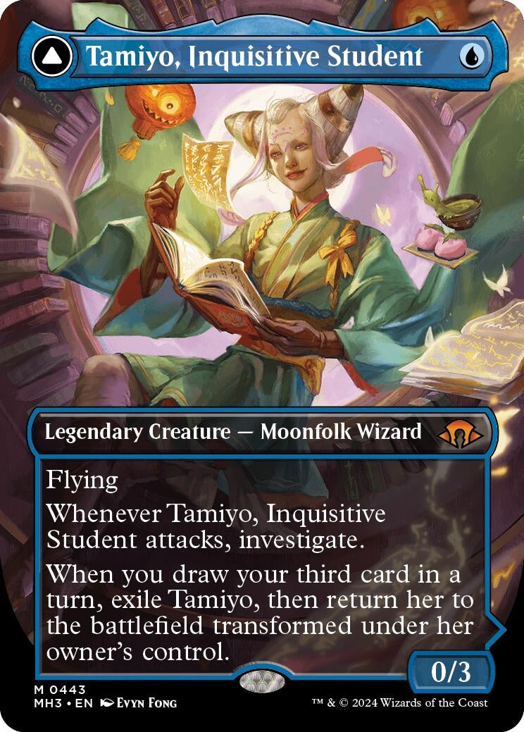 Image for Tamiyo, Inquisitive Student (Borderless) (443) (Modern Horizons 3) - Magic: The Gathering
