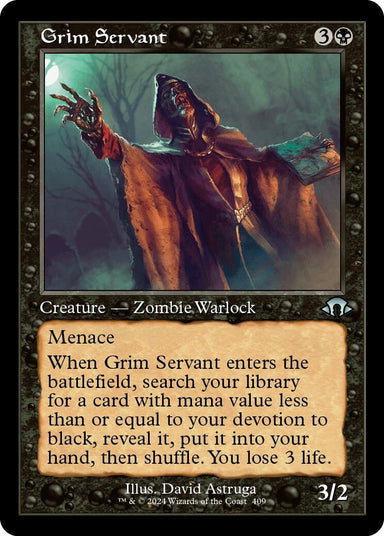 Image for Grim Servant (Retro Frame) (409) (Modern Horizons 3) - Magic: The Gathering