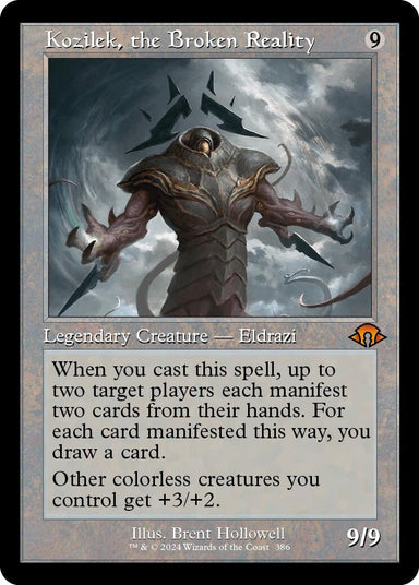 Image for Kozilek, the Broken Reality (Retro Frame) (386) (Modern Horizons 3) - Magic: The Gathering