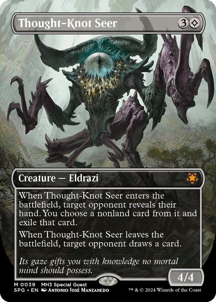 Image for Thought-Knot Seer (Borderless) (39) (Special Guests) - Magic: The Gathering