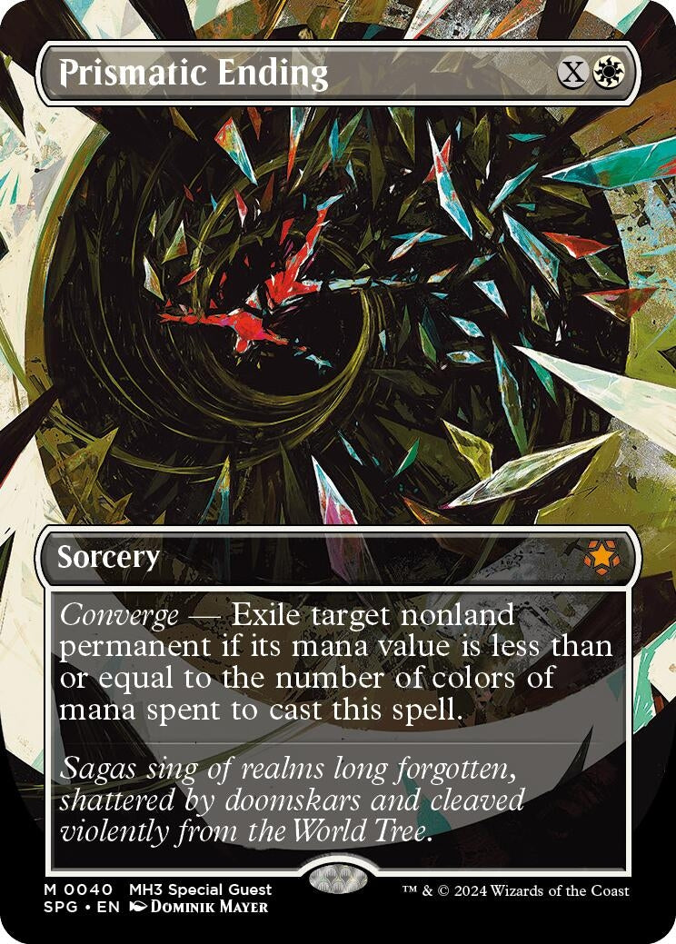 Image for Prismatic Ending (Borderless) (40) (Special Guests) - Magic: The Gathering