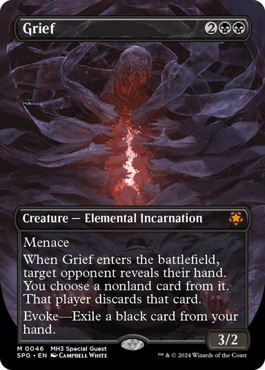 Image for Grief (Borderless) (46) (Special Guests) - Magic: The Gathering