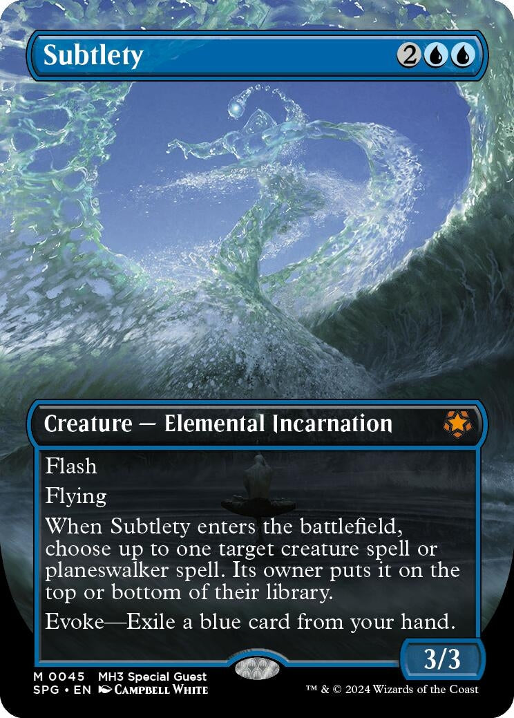 Image for Subtlety (Borderless) (45) (Special Guests) - Magic: The Gathering