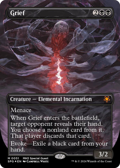 Image for Grief (Borderless) (Textured Foil) (51) (Special Guests) - Magic: The Gathering