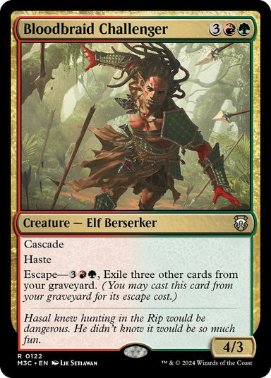 Image for Bloodbraid Challenger (122) (Modern Horizons 3) - Magic: The Gathering