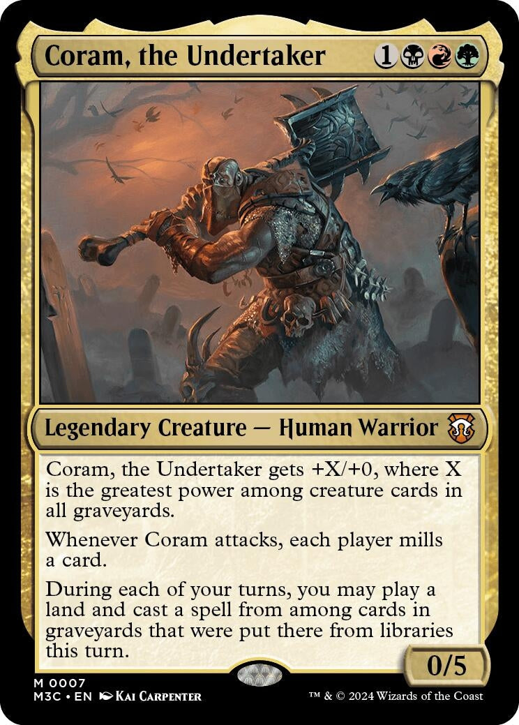 Image for Coram, the Undertaker (7) (Modern Horizons 3) - Magic: The Gathering