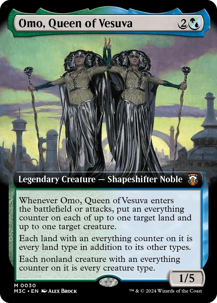 Image for Omo, Queen of Vesuva (Extended Art) (30) (Modern Horizons 3) - Magic: The Gathering