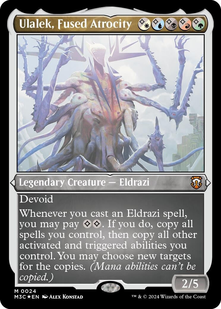 Image for Ulalek, Fused Atrocity (Foil Etched) (24) (Modern Horizons 3) - Magic: The Gathering