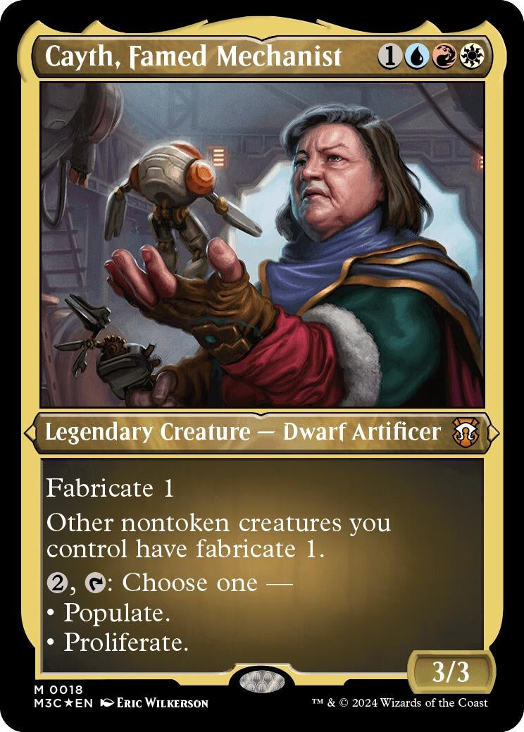 Image for Cayth, Famed Mechanist (Foil Etched) (18) (Modern Horizons 3) - Magic: The Gathering