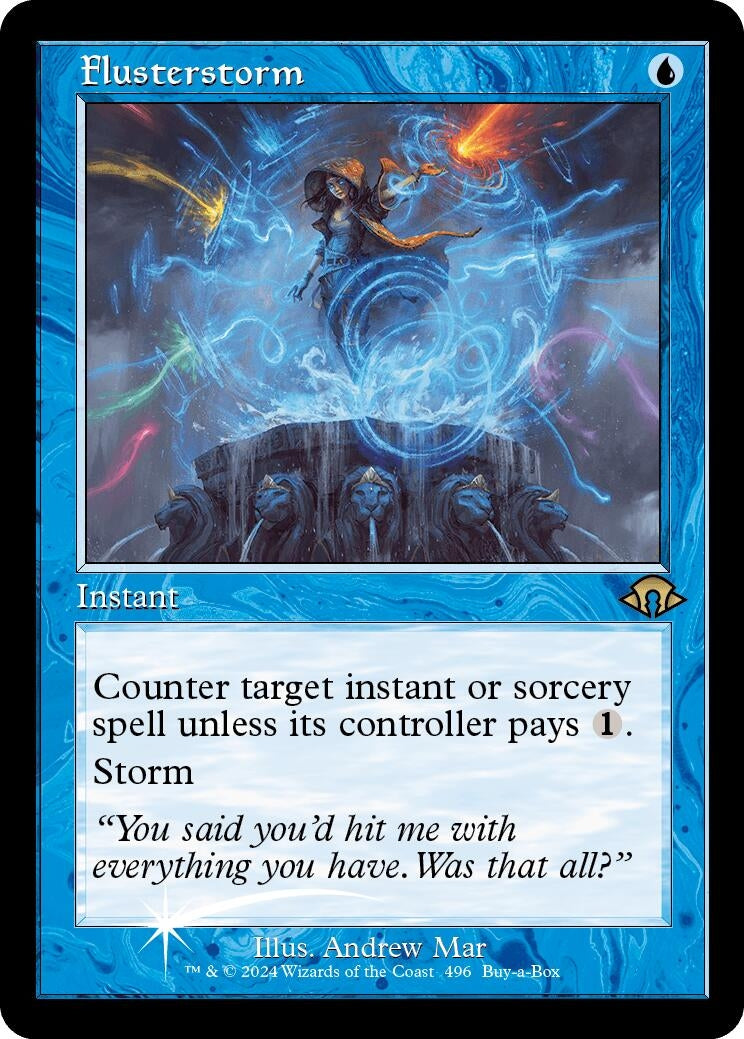 Flusterstorm (Retro Frame) (496) (Buy-A-Box Promos)
