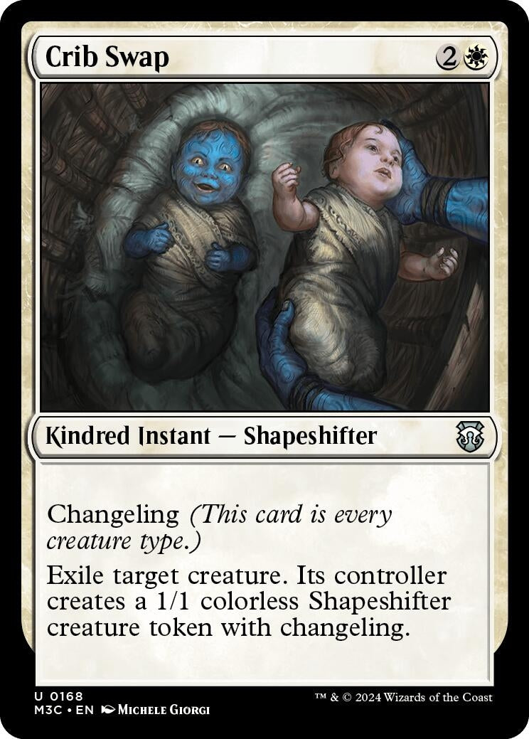 Image for Crib Swap (Ripple Foil) (168) (Modern Horizons 3) - Magic: The Gathering