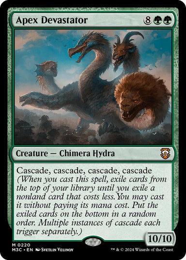 Image for Apex Devastator (Ripple Foil) (220) (Modern Horizons 3) - Magic: The Gathering