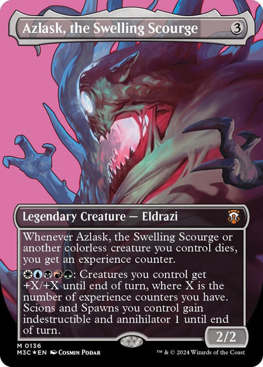 Image for Azlask, the Swelling Scourge (Borderless) (Ripple Foil) (136) (Modern Horizons 3) - Magic: The Gathering